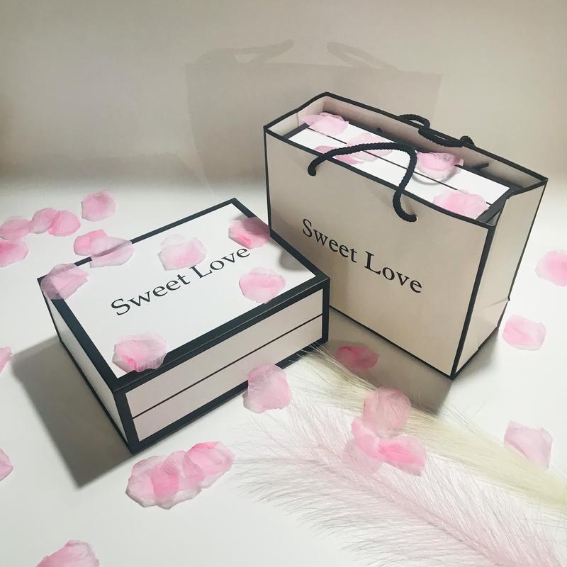 Hộp Quà Tặng Bạn Gái, Hộp Quà Đựng Son, Hộp Valinetine, Quà Tặng Sinh Nhật (set 01 son kèm phụ kiện)